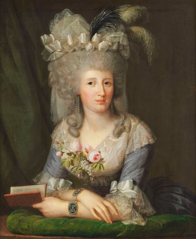 Portrait of Karoline von Schlotheim (1766-1847) by Wilhelm Böttner